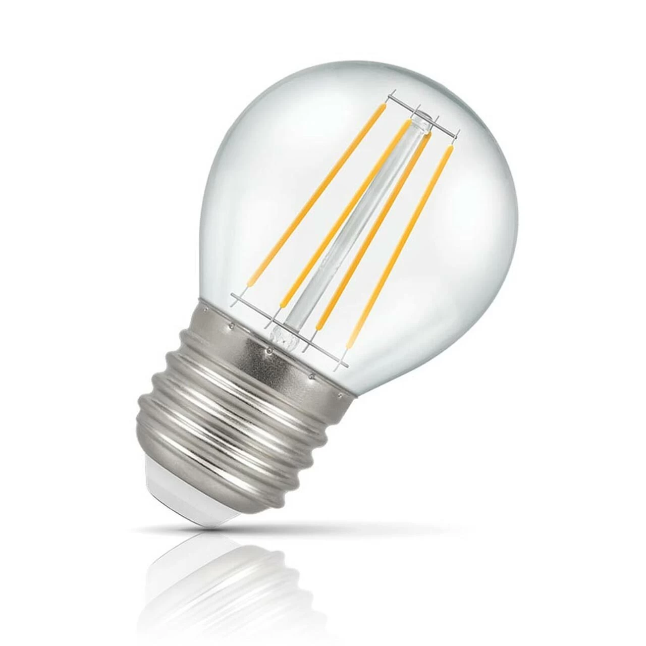 Crompton Golfball LED Light Bulb E27 5W (40W Eqv) Warm White 5-Pack Clear 5 Crompton Golfball LED Light Bulb E27 5W (40W Eqv) Warm White 5-Pack Clear - Image 3