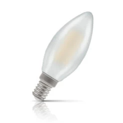Crompton Candle LED Light Bulb Dimmable E14 5W (40W Eqv) Warm White Pearl