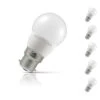 Crompton Golfball LED Light Bulb B22 5.5W (40W Eqv) Cool White 5-Pack Opal -Home Lighting Store 5900 5 48808.1667217466