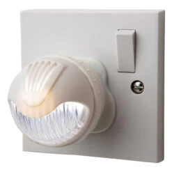 Firstlight LED Adjustable Night Light 0.4W Automatic Dusk Til Dawn White In White -Home Lighting Store 5942WH v2 55044.1578928268 10147.1698831735