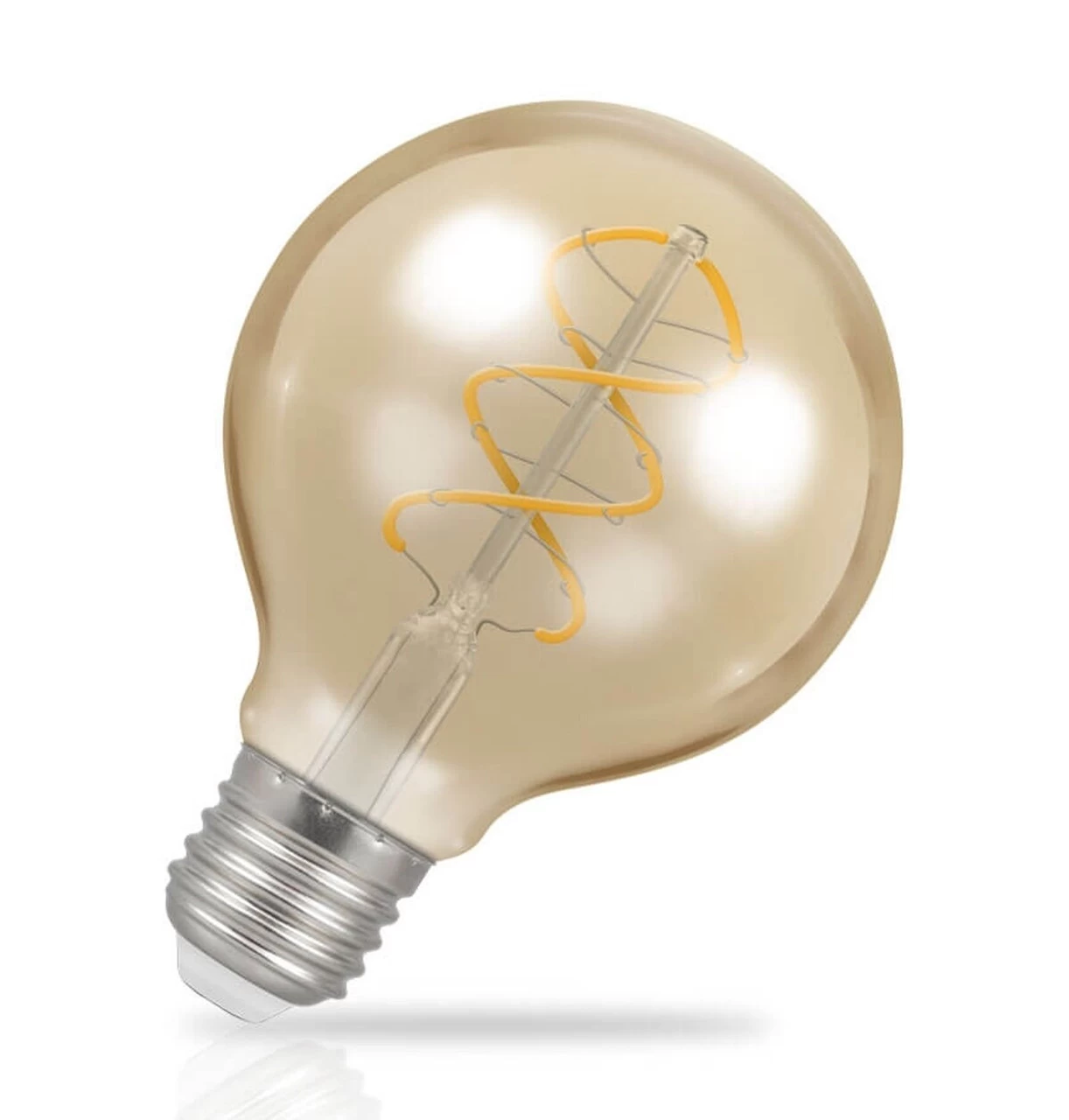 Crompton Globe LED Light Bulb G80 E27 4.9W (25W Eqv) Warm White Vintage 3 Crompton Globe LED Light Bulb G80 E27 4.9W (25W Eqv) Warm White Vintage