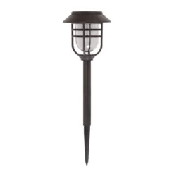 SuperBright Solar Powered LED Stake Light AVANT 5-Pack White Black -Home Lighting Store 6817 Avant Cut out 87061.1653989281