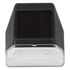 SuperBright Solar Powered LED Wall And Fence Light 4-Pack White Black -Home Lighting Store 6822 WallPostFenceLight 04860.1653989134