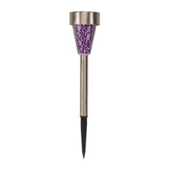 Smart Solar LED Mosaic Stake Light 6-Pack Mixed Brushed Stainless Steel Mixed Colours 14 Smart Solar LED Mosaic Stake Light 6-Pack Mixed Brushed Stainless Steel Mixed Colours -Home Lighting Store 6826 Mosaic Stainless Steel Purple Cut out 38411.1653987522