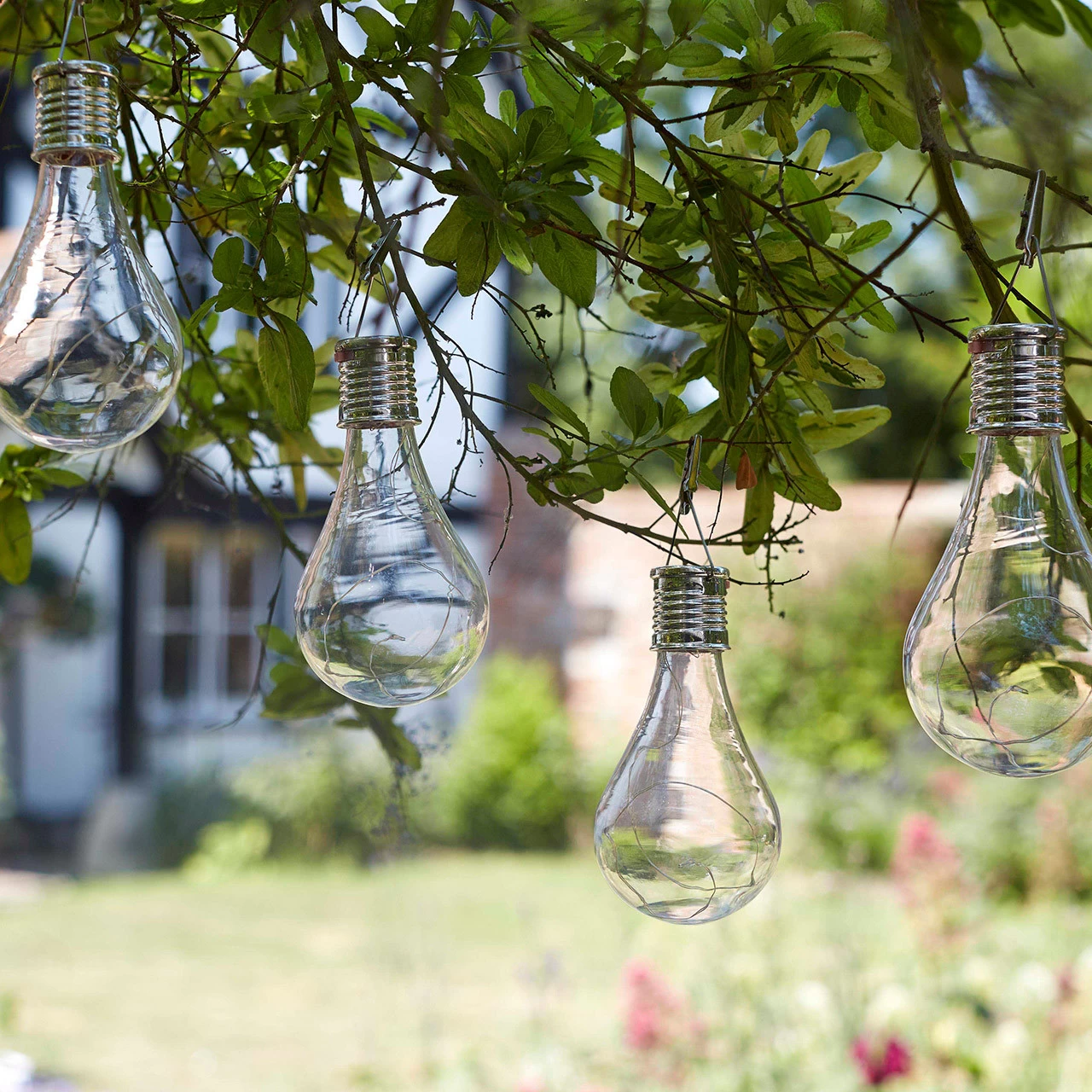 Smart Solar LED Firefly Effect EUREKA! Light Bulbs 6-Pack Warm White Clear 6 Smart Solar LED Firefly Effect EUREKA! Light Bulbs 6-Pack Warm White Clear - Image 4