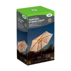 Smart Solar LED Parasol String Light 72 Lights Warm White Multi-Function -Home Lighting Store 6838 1060002 Guirlande Parasol packaging 46507.1653987096