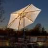 Smart Solar LED Parasol String Light 72 Lights Warm White Multi-Function -Home Lighting Store 6838 1060002 Parasol String Lights Night insitu Landscape 76261.1653987096