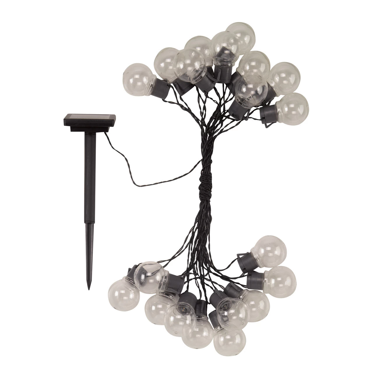 Smart Solar LED 10m String Light Set Of 20 Lights Warm White Clear 4 Smart Solar LED 10m String Light Set Of 20 Lights Warm White Clear - Image 2