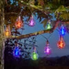 Smart Solar LED 2m Filament Effect EUREKA! Neonesque Light Bulb String Light Set Of 10 Lights Mixed -Home Lighting Store 6844 1060304 Eureka NeonEsque Lightbulbs Night insitu 22785.1653986907