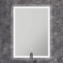 NxtGen Ohio LED 500x700mm Illuminated Bathroom Mirror With Shaver Socket And Demist Pad