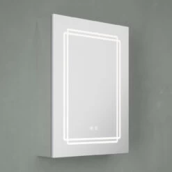 NxtGen Maine Single LED Illuminated Bathroom Mirror Cabinet Tri-Colour CCT 7 NxtGen Maine Single LED Illuminated Bathroom Mirror Cabinet Tri-Colour CCT -Home Lighting Store 7470 3 71851.1675269677