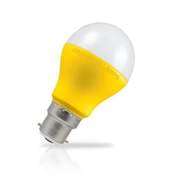 Crompton GLS LED Light Bulb B22 9W (60W Eqv) 110V Warm White Opal Yellow