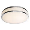 Firstlight Atlantis LED 35cm Flush Ceiling Light 12W Warm White In White And Chrome And Opal -Home Lighting Store 8342CH 65650.1578928268 32530.1698831546