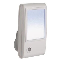 Firstlight Sparkle LED Night Light 0.4W Automatic Dusk Til Dawn White In White