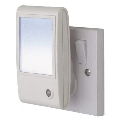 Firstlight Sparkle LED Night Light 0.4W Automatic Dusk Til Dawn White In White -Home Lighting Store 8372WH 55168.1578928268 73117.1698831715