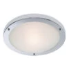 Firstlight Rondo Modern Style LED 31cm Flush Ceiling Light 12W Warm White In Chrome And Opal Glass -Home Lighting Store 8611CH 61597.1578928268 79638.1698831551