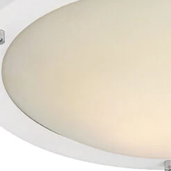 Firstlight Rondo LED 31cm Flush Ceiling Light 12W Warm White In Matt White And Opal Glass -Home Lighting Store 8611WH copy 01102.1578928268 77008.1698831554