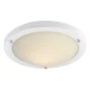 Firstlight Rondo LED 31cm Flush Ceiling Light 12W Warm White In Matt White And Opal Glass -Home Lighting Store 8611WH 83217.1578928268 94237.1698831554