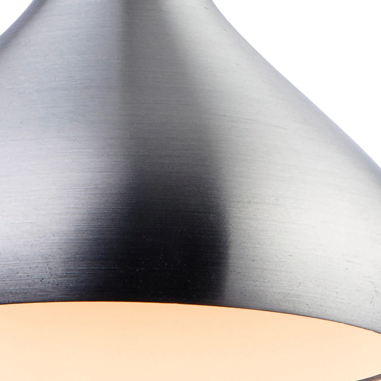 Firstlight Bar Modern Style LED 10.5cm Pendant Light 8W Warm White Aluminium And White Inner 4 Firstlight Bar Modern Style LED 10.5cm Pendant Light 8W Warm White Aluminium And White Inner - Image 2