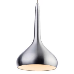 Firstlight Bar Modern Style LED 10.5cm Pendant Light 8W Warm White Aluminium And White Inner