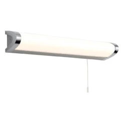 Firstlight Amari LED 39cm Light Bar 5.48W With On/Off Pull Cord Cool White In Chrome And Opal