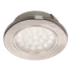 Culina Pozza LED Recessed Under Cabinet Light 1.5W Cool White Opal And Satin Nickel