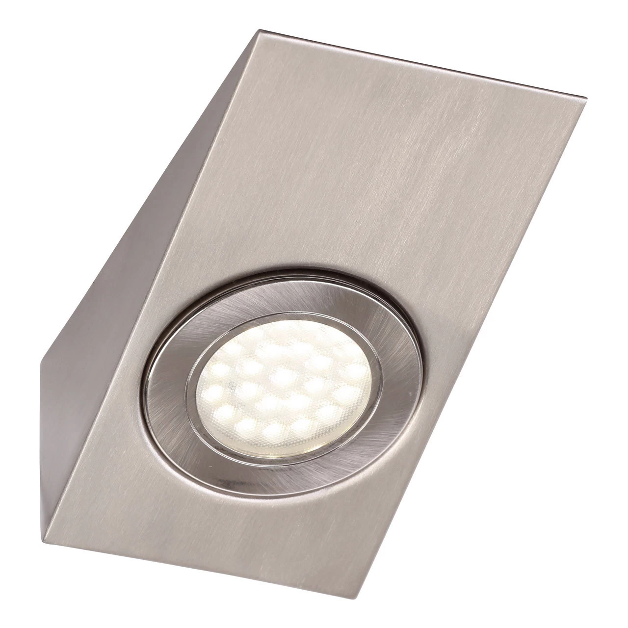 Culina Lago LED Wedge Under Cabinet Light 1.5W Cool White Opal And Satin Nickel 4 Culina Lago LED Wedge Under Cabinet Light 1.5W Cool White Opal And Satin Nickel - Image 2
