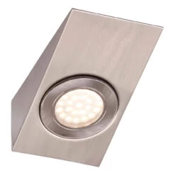 Culina Lago LED Wedge Under Cabinet Light 1.5W Warm White Opal And Satin Nickel -Home Lighting Store CUL 25320 3 ww 85589.1657640157