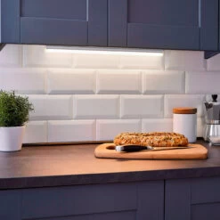 Culina Legare LED 300mm Under Cabinet Link Light 4W Cool White Opal And Silver -Home Lighting Store CUL 25321 LEGARE cw 64987.1657639538