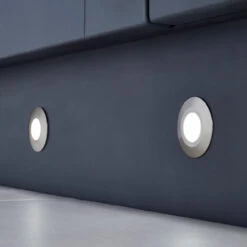 Culina Ohio LED Plinth Light 0.5W Daylight Brushed Steel -Home Lighting Store CUL 26465 cw 2 61911.1657637327