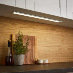 Culina Rechargeable LED 564mm Under Cabinet Light 3W Cool White Opal And Silver -Home Lighting Store CUL 37388 Lifestyle v2 48096.1657639285