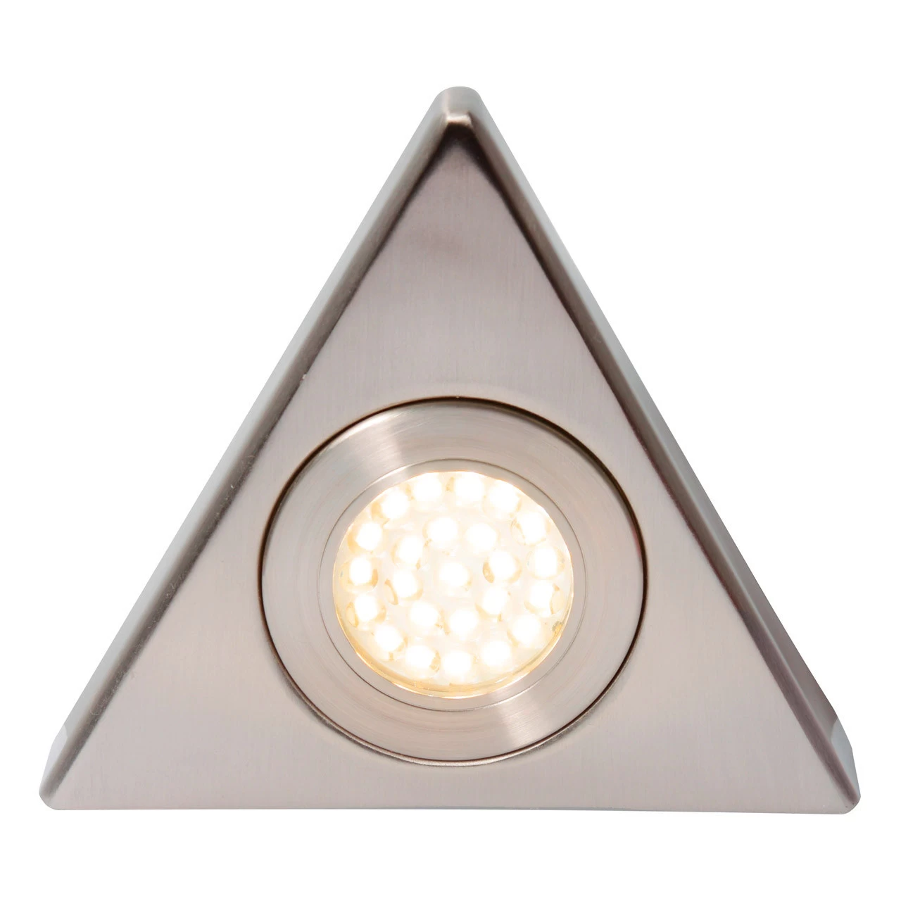 Culina Fonte LED Triangular Under Cabinet Light 1.5W Warm White Opal And Satin Nickel 4 Culina Fonte LED Triangular Under Cabinet Light 1.5W Warm White Opal And Satin Nickel - Image 2
