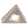 Culina Fonte LED Triangular Under Cabinet Light 1.5W Warm White Opal And Satin Nickel -Home Lighting Store CUL fonte ww 69586.1657640194