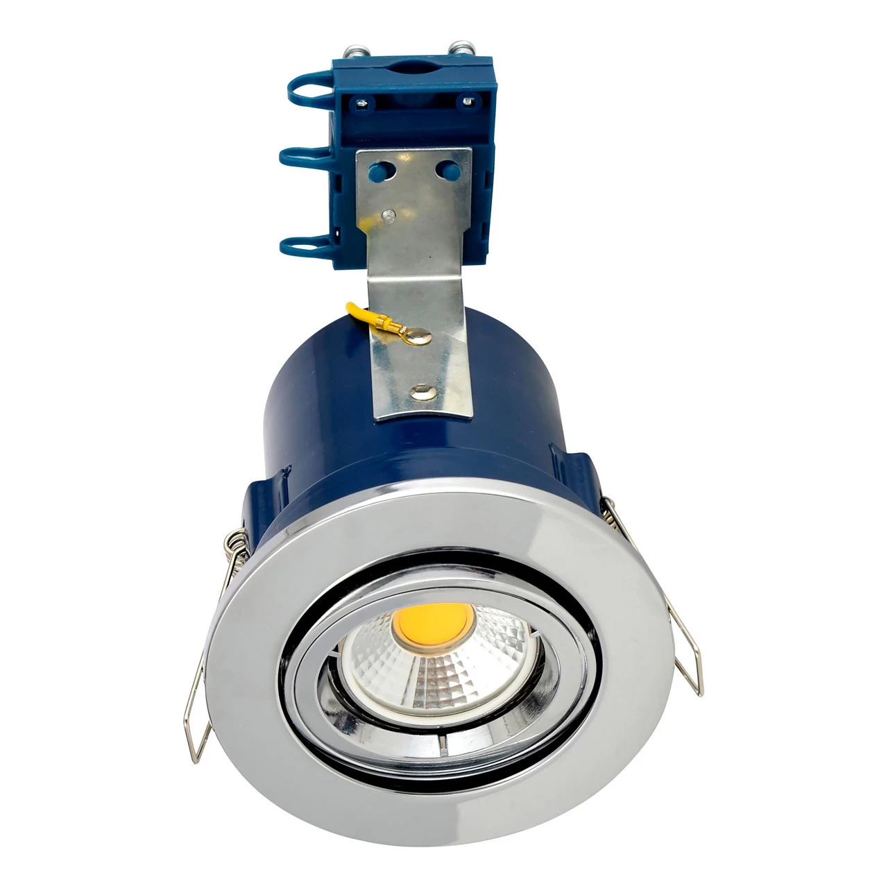 Electralite Yate Tiltable Fire Rated Downlight IP20 Chrome 3 Electralite Yate Tiltable Fire Rated Downlight IP20 Chrome