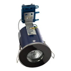 Electralite Yate Fire Rated Downlight IP65 Black Chrome