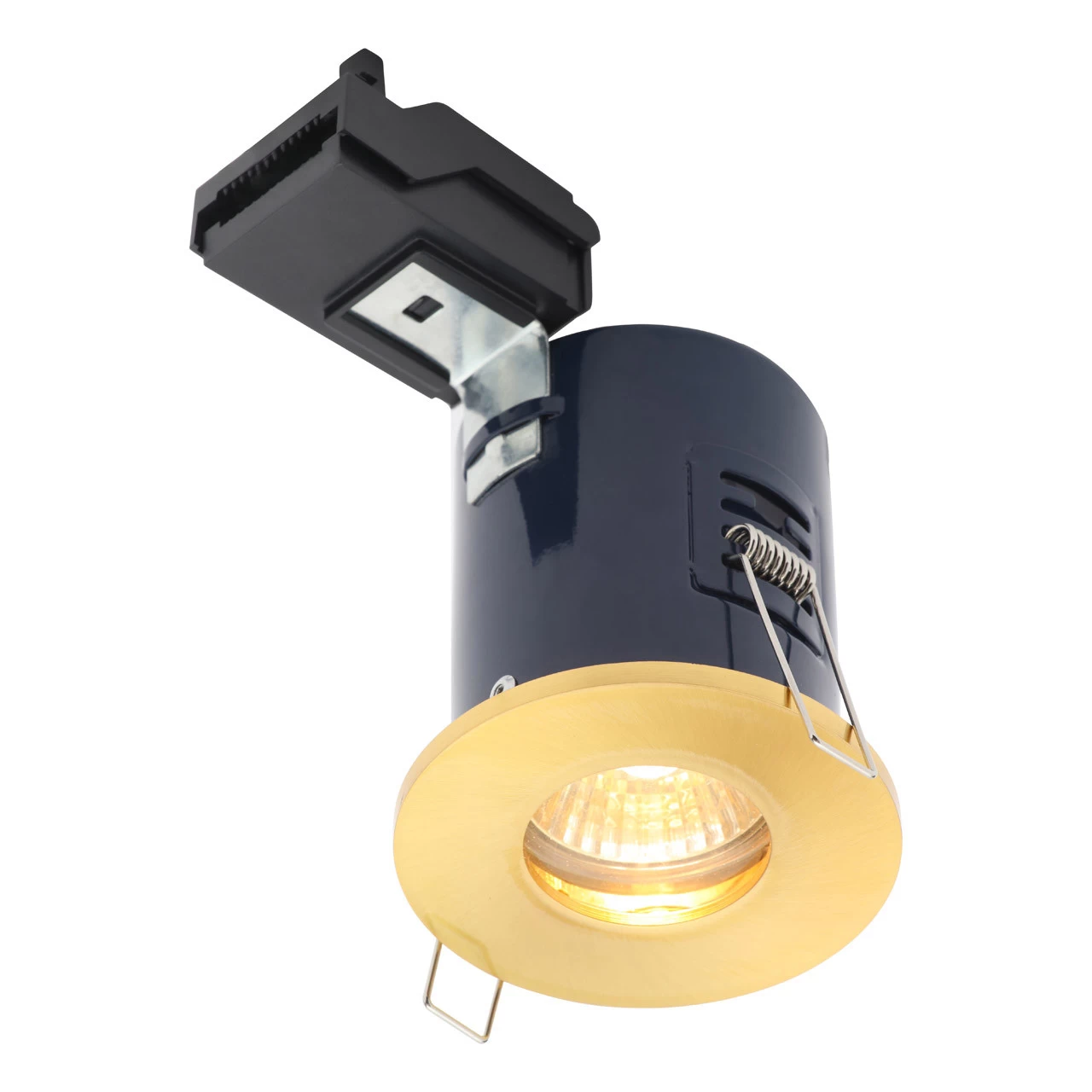 Electralite Yate Fire Rated Downlight IP65 Satin Brass 4 Electralite Yate Fire Rated Downlight IP65 Satin Brass - Image 2