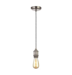 Inlight Dale E27 Pendant Cord Set Satin Nickel