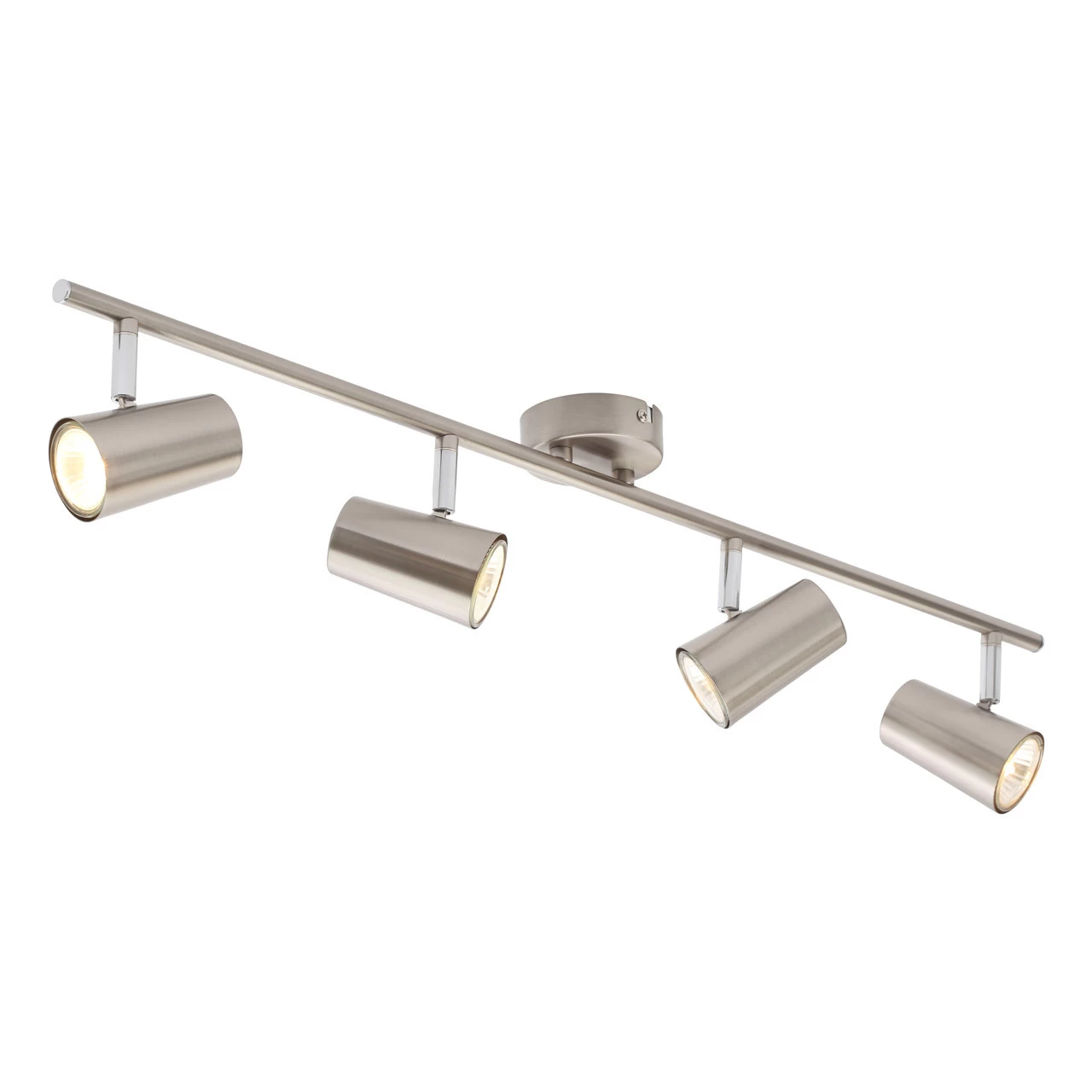 Inlight Harvey 4-Light Light Bar Spotlight Satin Nickel 4 Inlight Harvey 4-Light Light Bar Spotlight Satin Nickel - Image 2