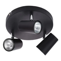 Inlight Harvey 3-Light Ceiling Spotlight Black