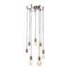 Inlight Padua 7-Light E27 Pendant Cord Set Copper & Black -Home Lighting Store INL 31789 ACOP 1 67639.1653992988
