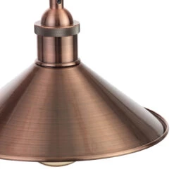 Inlight Rigel 236mm Diner Lamp Shade Antique Copper -Home Lighting Store INL 33818 ACOP 3 69351.1657634902