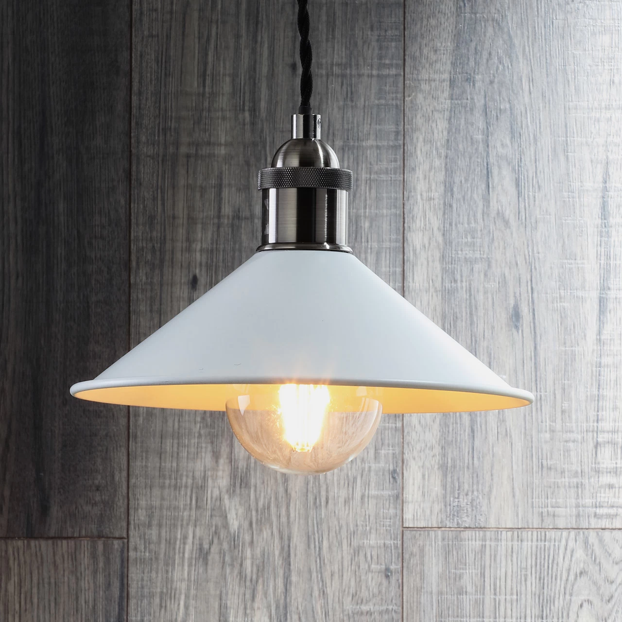 Inlight Rigel 236mm Diner Lamp Shade Matt Grey 10 Inlight Rigel 236mm Diner Lamp Shade Matt Grey - Image 8