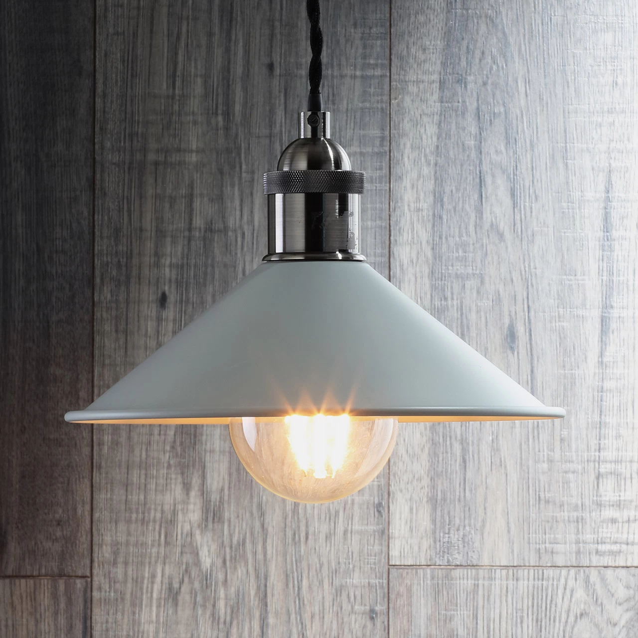 Inlight Rigel 236mm Diner Lamp Shade Matt Grey 7 Inlight Rigel 236mm Diner Lamp Shade Matt Grey - Image 5