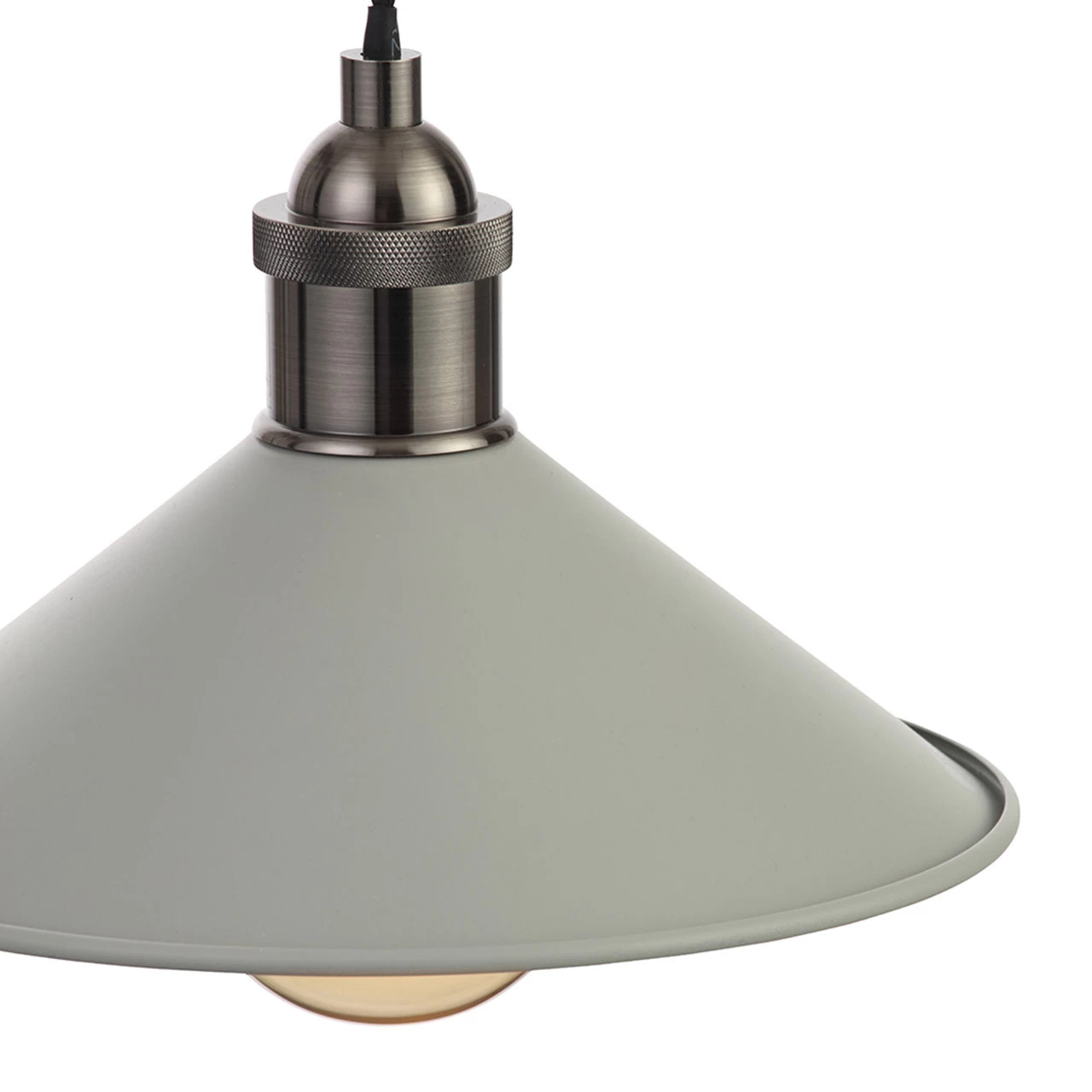Inlight Rigel 236mm Diner Lamp Shade Matt Grey 5 Inlight Rigel 236mm Diner Lamp Shade Matt Grey - Image 3