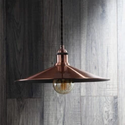 Inlight Rigel 360mm Diner Lamp Shade Antique Copper -Home Lighting Store INL 33819 ACOP 1 79320.1657634673