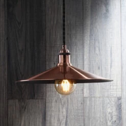 Inlight Rigel 360mm Diner Lamp Shade Antique Copper -Home Lighting Store INL 33819 ACOP 2 50097.1657634673