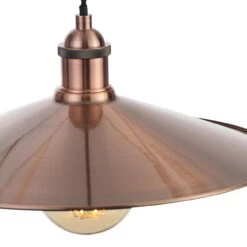 Inlight Rigel 360mm Diner Lamp Shade Antique Copper -Home Lighting Store INL 33819 ACOP 3 03029.1657634673