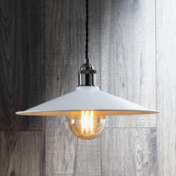 Inlight Rigel 360mm Diner Lamp Shade Matt Grey -Home Lighting Store INL 33819 MGRY 4 73116.1657634639