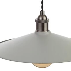 Inlight Rigel 360mm Diner Lamp Shade Matt Grey -Home Lighting Store INL 33819 MGRY 3 81887.1657634638