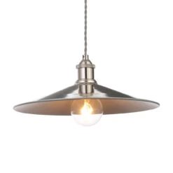 Inlight Rigel 360mm Diner Lamp Shade Polished Nickel -Home Lighting Store INL 33819 POLNIC 2 56404.1657634750